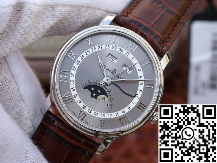 Blancpain Villeret 6654-1113-55B OM Factory V2 Grey Dial