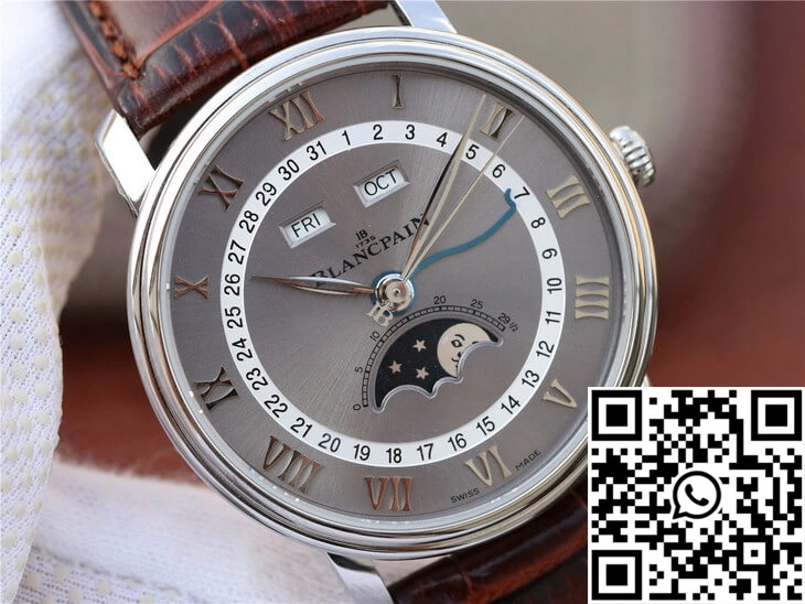 Blancpain Villeret 6654-1113-55B OM Factory V2 Grey Dial