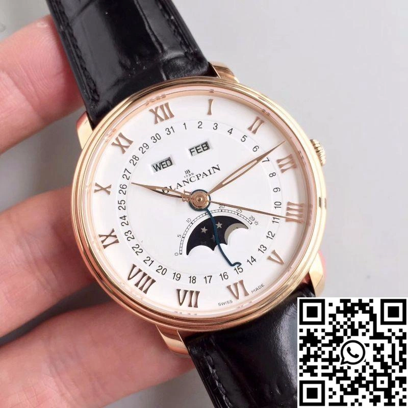 Blancpain Villeret 6654-3642-55B OM Factory White Dial