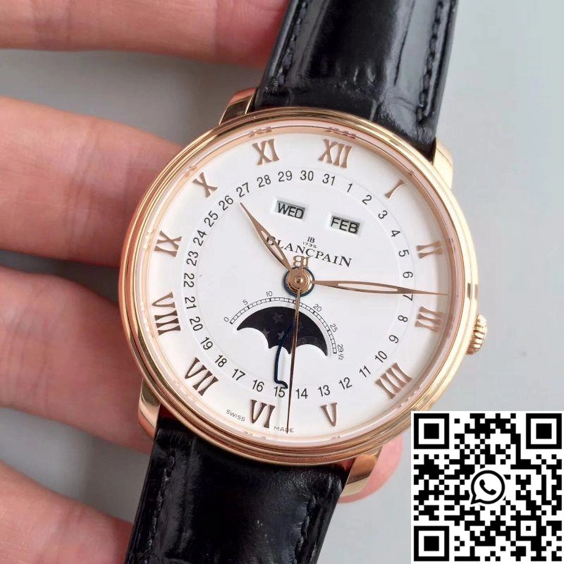 Blancpain Villeret 6654-3642-55B OM Factory White Dial