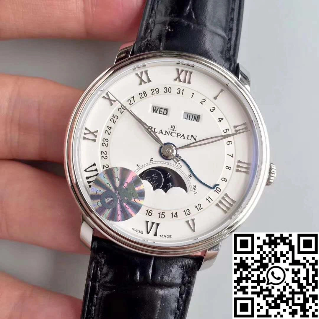 Blancpain Villeret 6654A-1127-55B OM Factory V2 White Dial