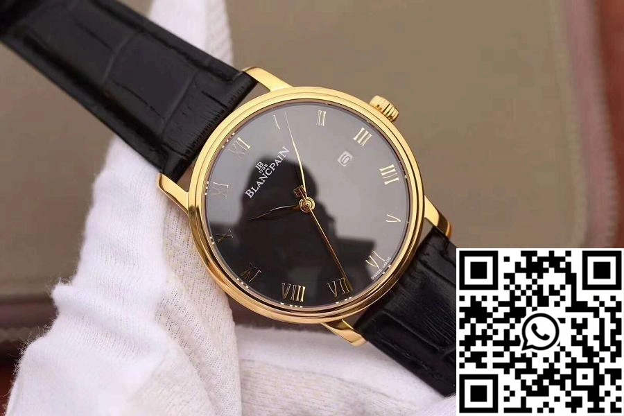 Blancpain Villeret Ultraplate 6651-1127-55B ZF Factory Black Dial