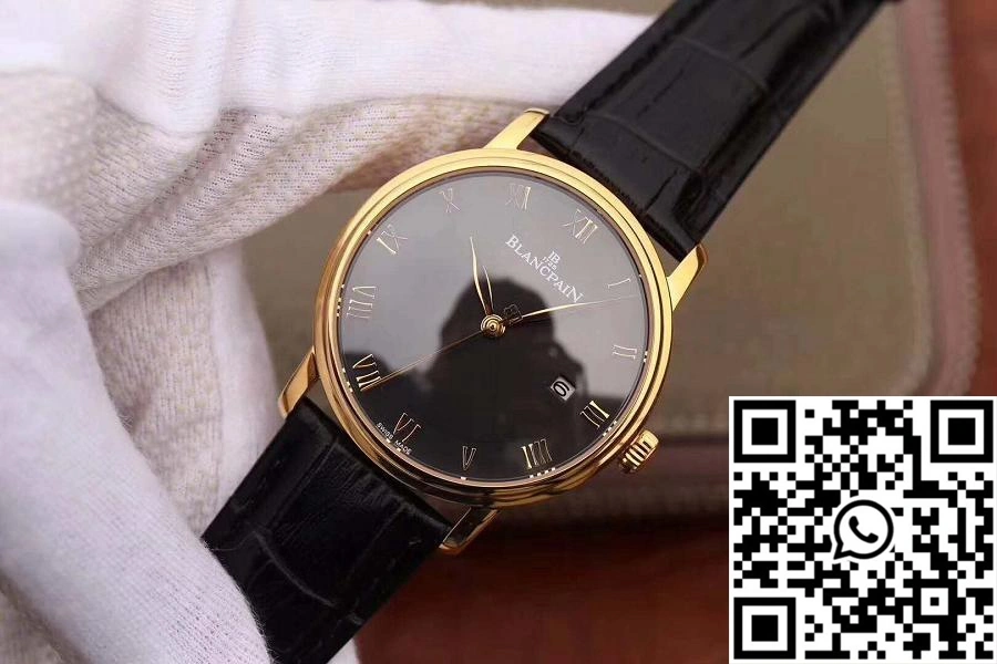 Blancpain Villeret Ultraplate 6651-1127-55B ZF Factory Black Dial