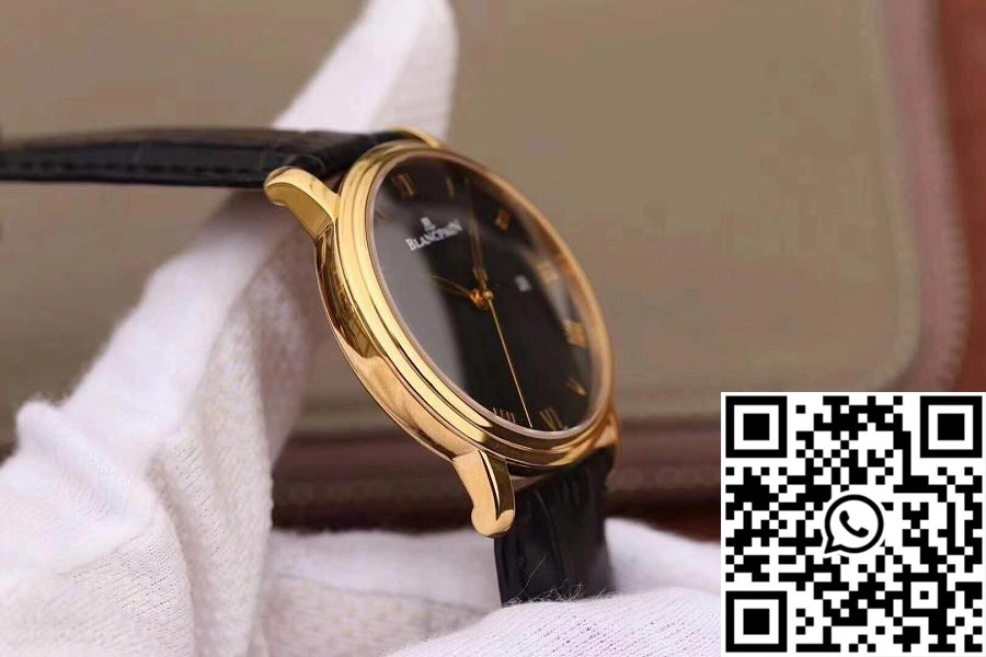 Blancpain Villeret Ultraplate 6651-1127-55B ZF Factory Black Dial