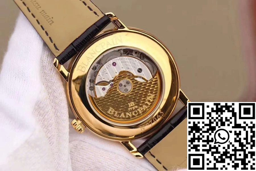 Blancpain Villeret Ultraplate 6651-1127-55B ZF Factory Black Dial