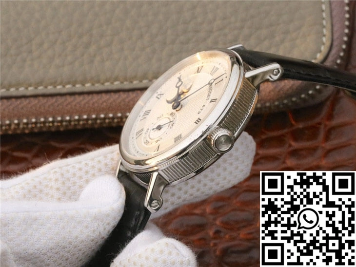 Breguet Classique Moonphase 4396 Stainless Steel White Dial