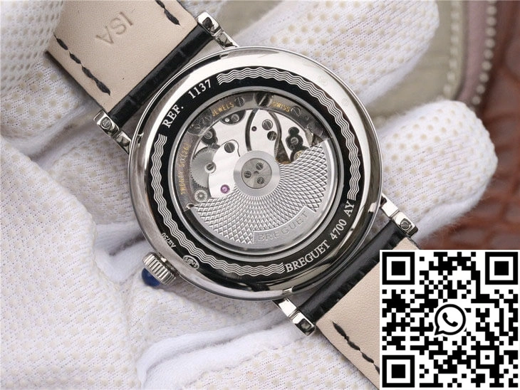 Breguet Classique Moonphase 4396 Stainless Steel White Dial