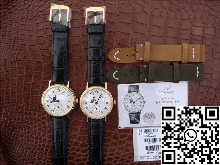 Breguet Classique Moonphase 4396 Yellow Gold White Dial