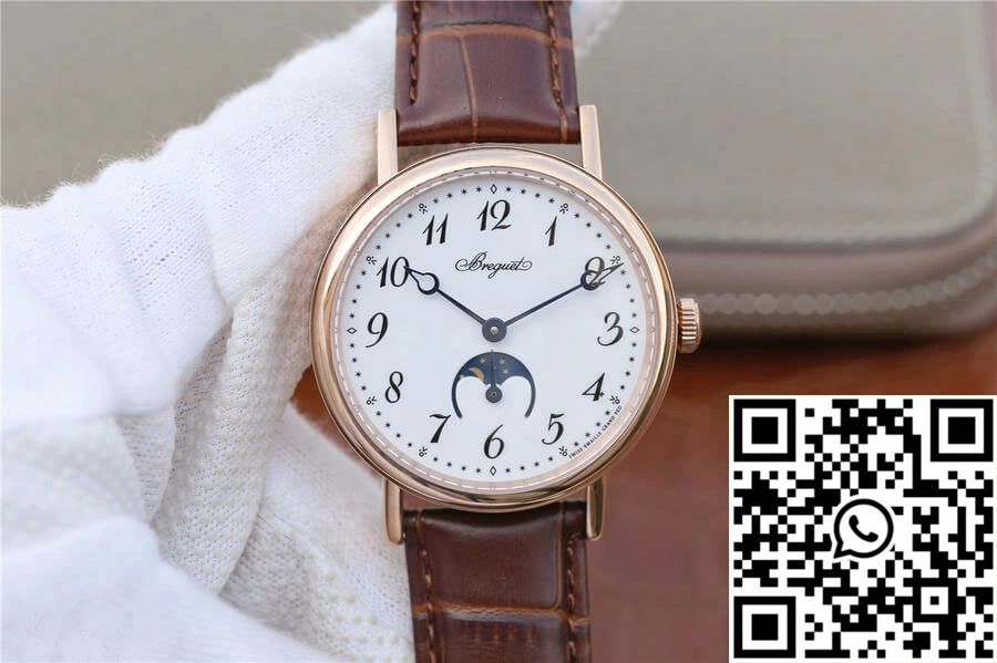 Breguet Classique Moonphase 9087BB TW Factory Rose Gold White Dial