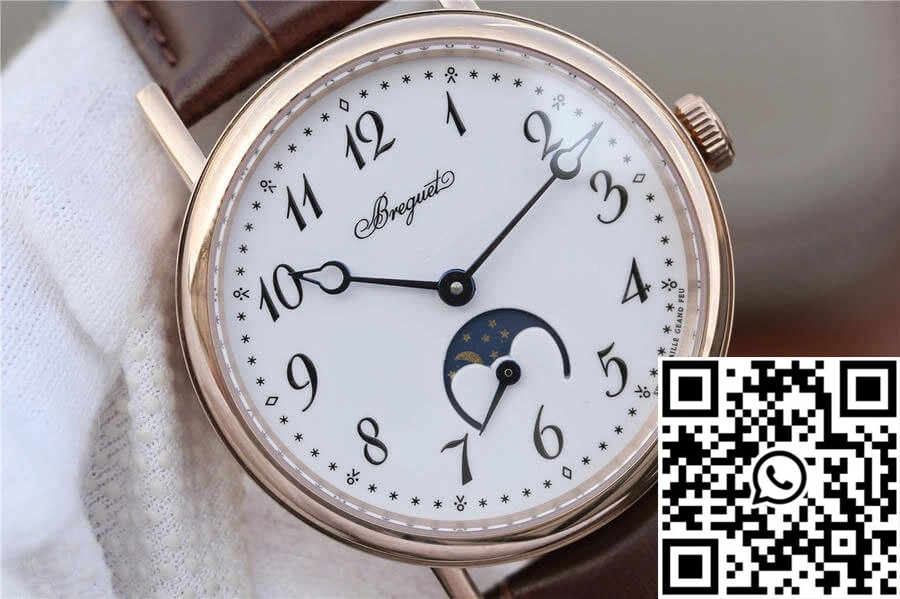 Breguet Classique Moonphase 9087BB TW Factory Rose Gold White Dial