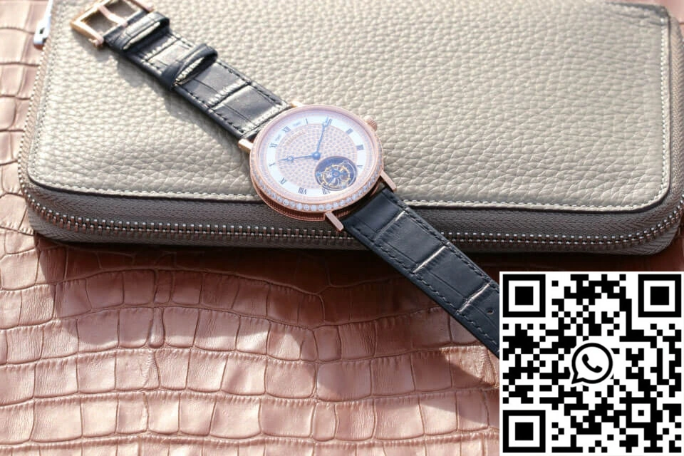 Breguet Classique Ultra-Thin Tourbillon Rose Gold Diamond Dial