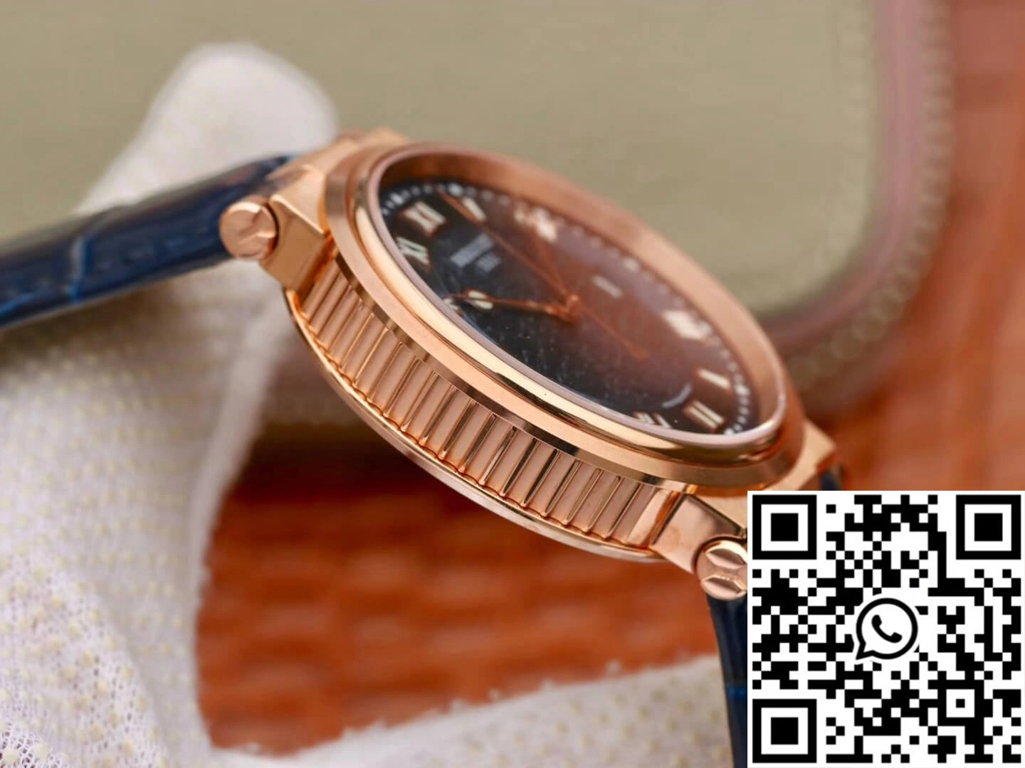 Breguet Marine 5517 V9 Factory Rose Gold Blue Dial