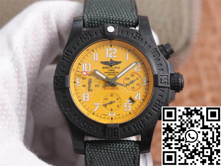Breitling Avenger Hurricane 12H XB0180E41I1W1 GF Factory V2 Yellow Dial