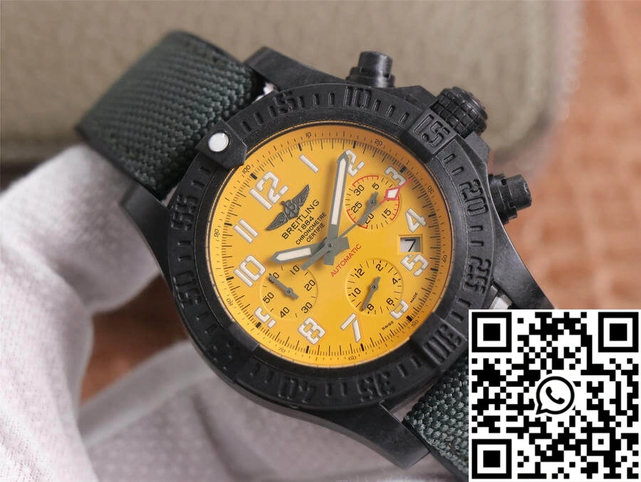 Breitling Avenger Hurricane 12H XB0180E41I1W1 GF Factory V2 Yellow Dial