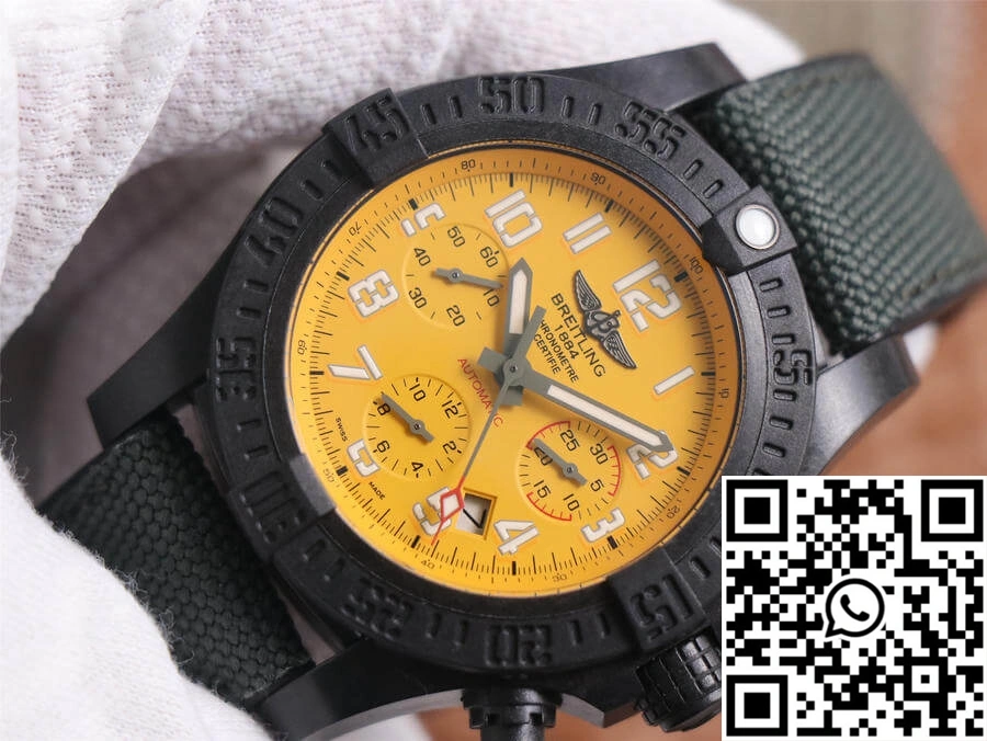 Breitling Avenger Hurricane 12H XB0180E41I1W1 GF Factory V2 Yellow Dial