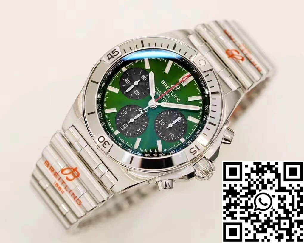 Breitling Chronomat AB01343A1L1A1 GF Factory Green Dial