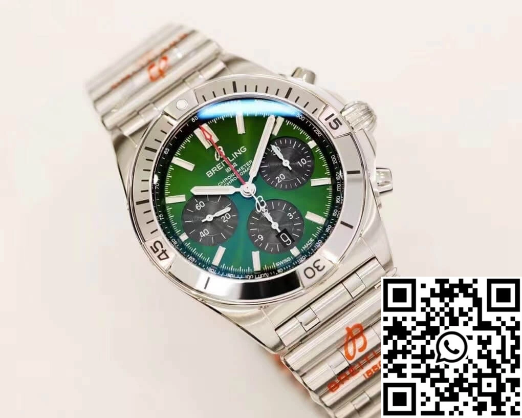 Breitling Chronomat AB01343A1L1A1 GF Factory Green Dial