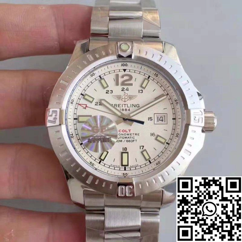 Breitling Colt Automatic 44MM A1738811-G791 GF Factory White Dial