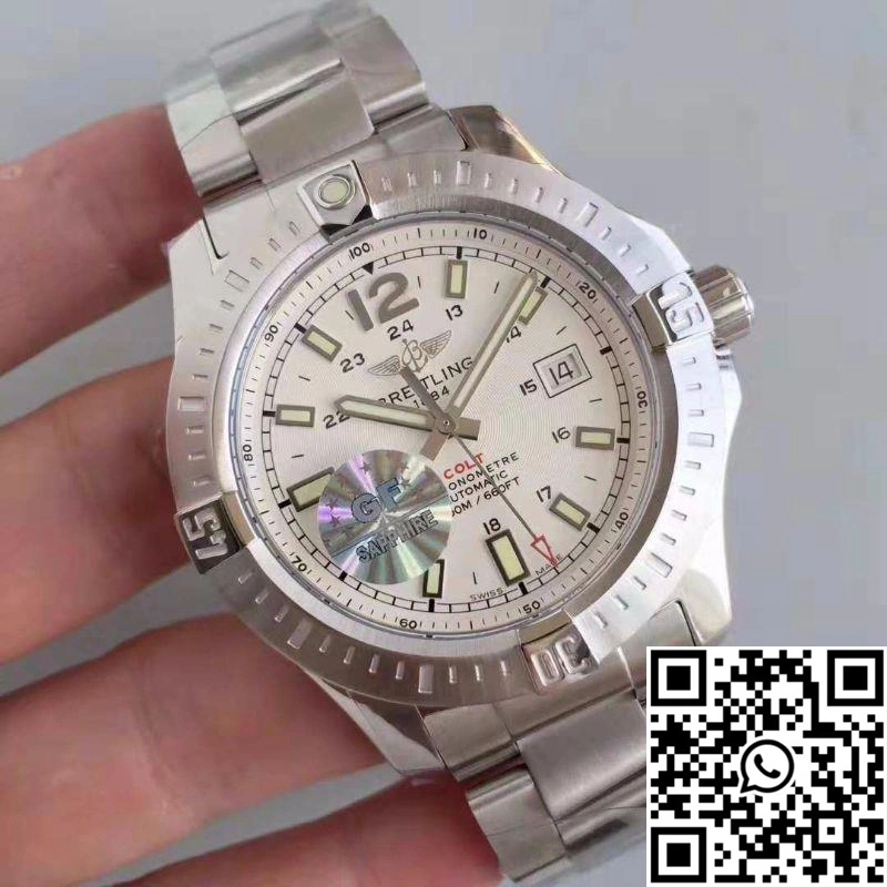 Breitling Colt Automatic 44MM A1738811-G791 GF Factory White Dial