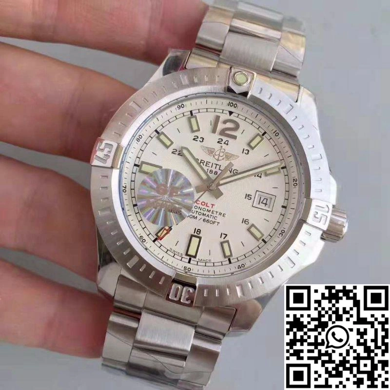 Breitling Colt Automatic 44MM A1738811-G791 GF Factory White Dial