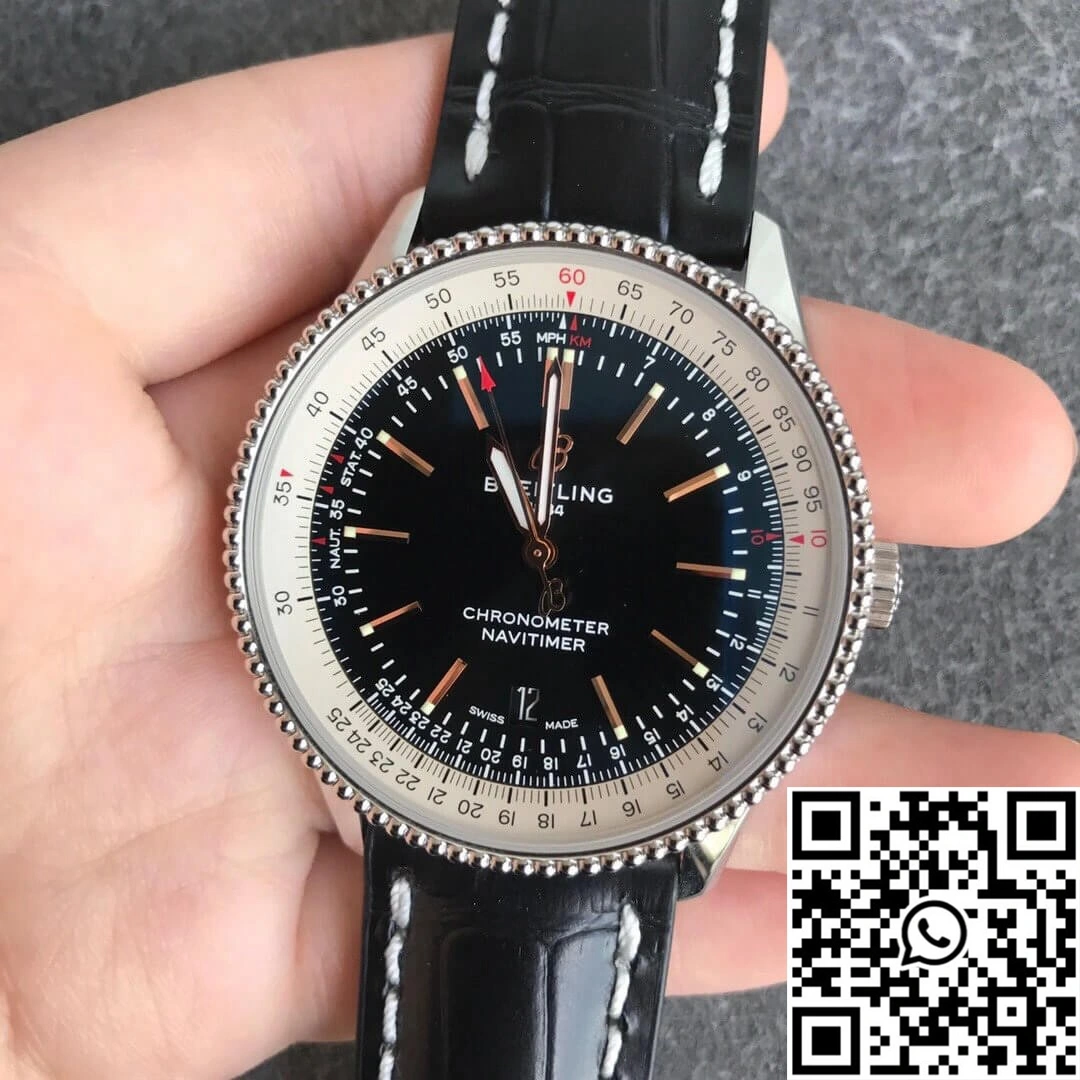 Breitling Navitimer 1 A17326211B1P1 V7 Factory Black Dial
