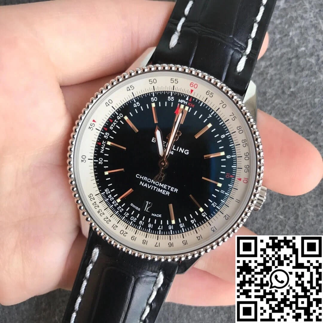Breitling Navitimer 1 A17326211B1P1 V7 Factory Black Dial