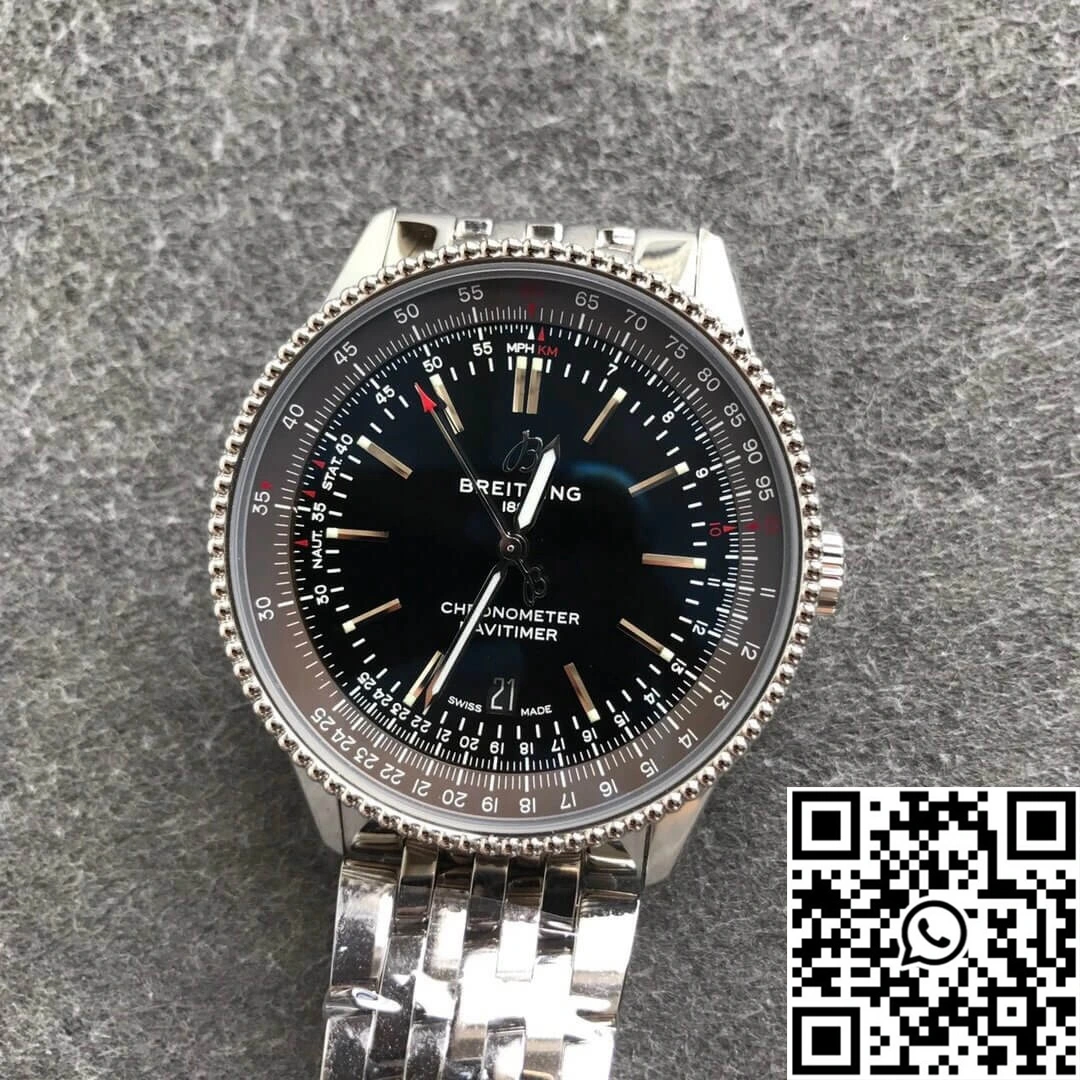 Breitling Navitimer 1 A17326241B1A1 V7 Factory Black Dial