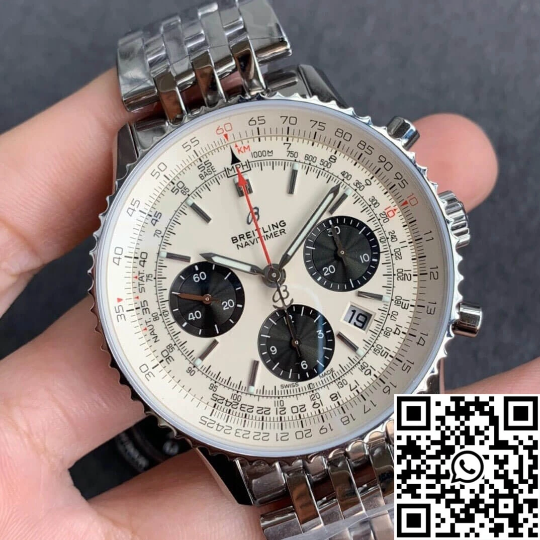Breitling Navitimer 1 B01 AB0121211G1A1 GF Factory Silver Dial