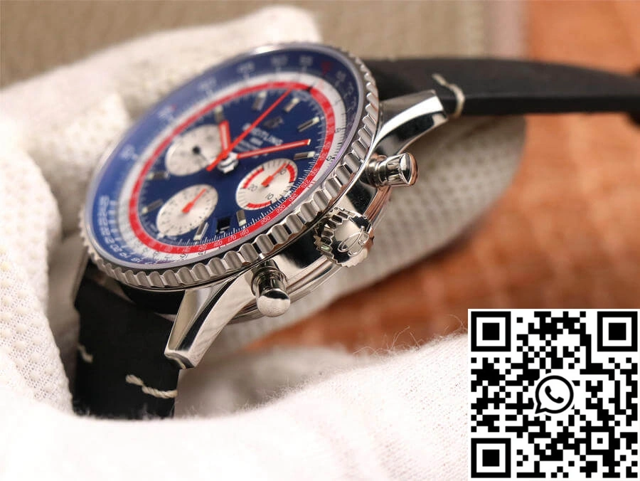 Breitling Navitimer 1 B01 Chronograph 43 Pan Am Edition AB01212B1C1A1 V9 Factory Blue Dial