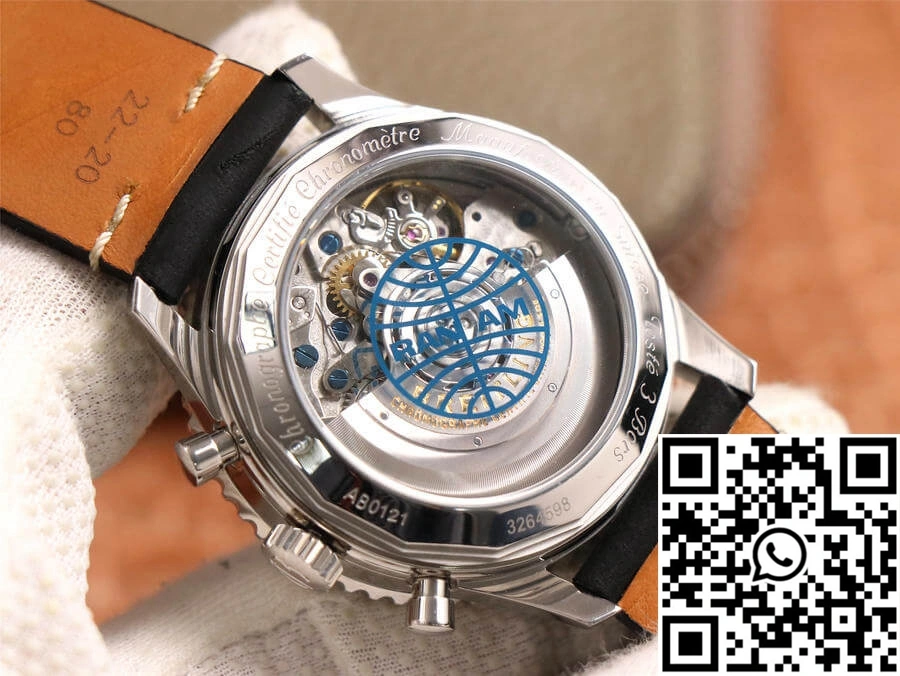 Breitling Navitimer 1 B01 Chronograph 43 Pan Am Edition AB01212B1C1A1 V9 Factory Blue Dial