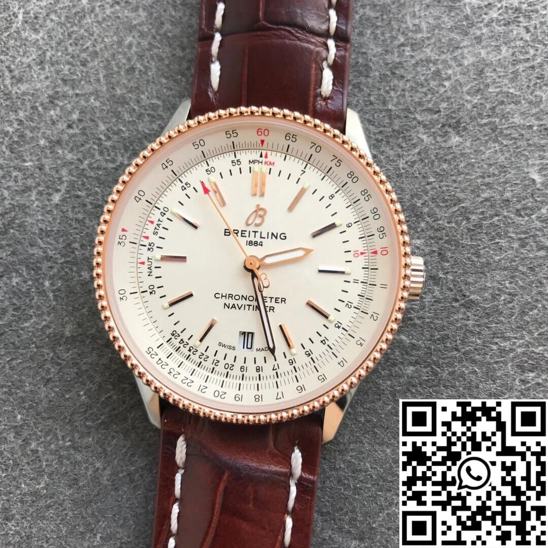 Breitling Navitimer 1 U17326211G1P2 V7 Factory Cowhide Strap