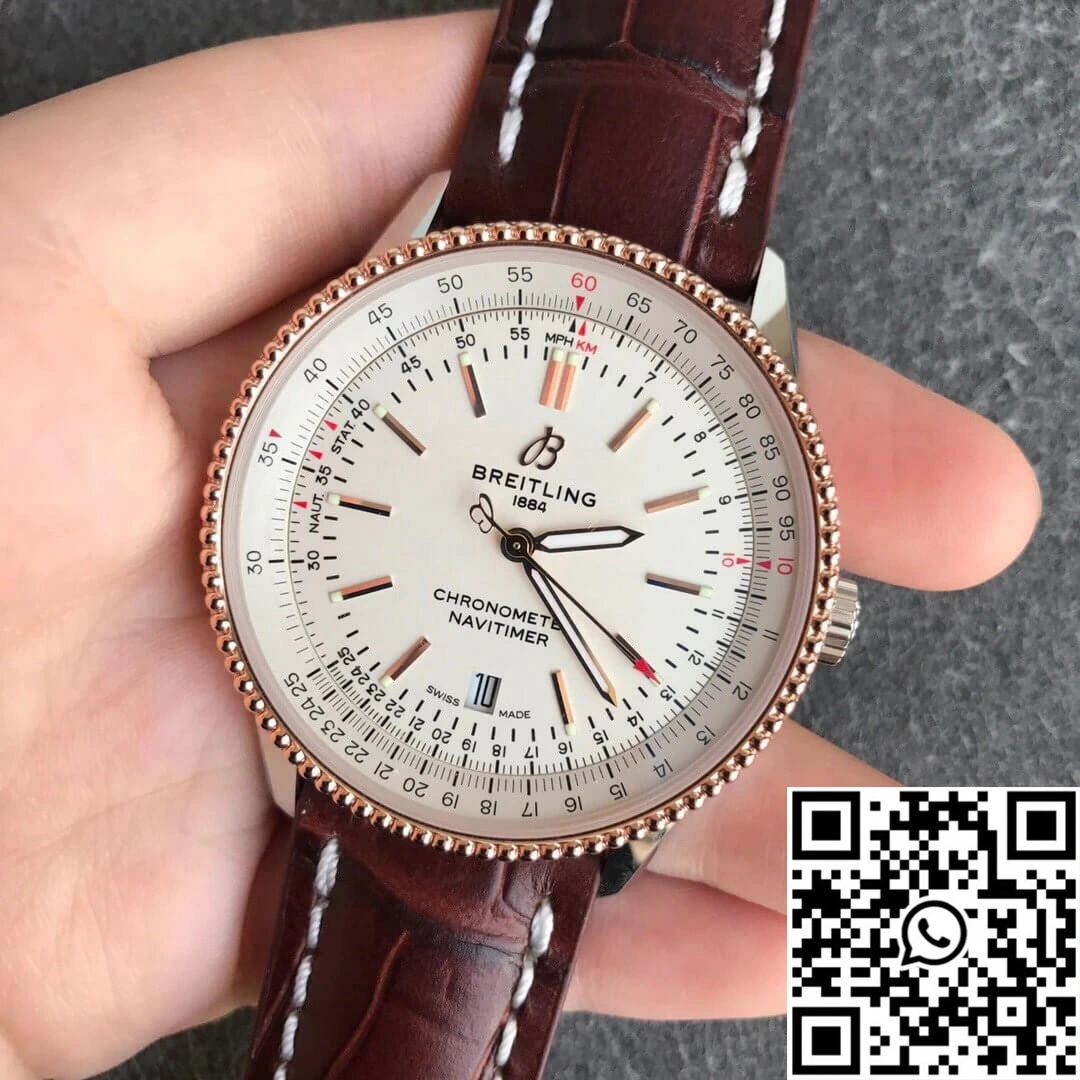 Breitling Navitimer 1 U17326211G1P2 V7 Factory Cowhide Strap