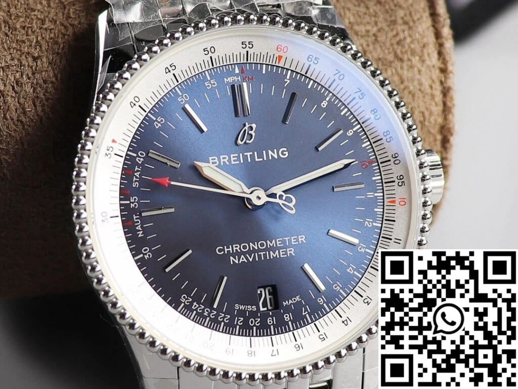 Breitling Navitimer Automatic 38 A17325211C1A1 KOR Factory Blue Dial