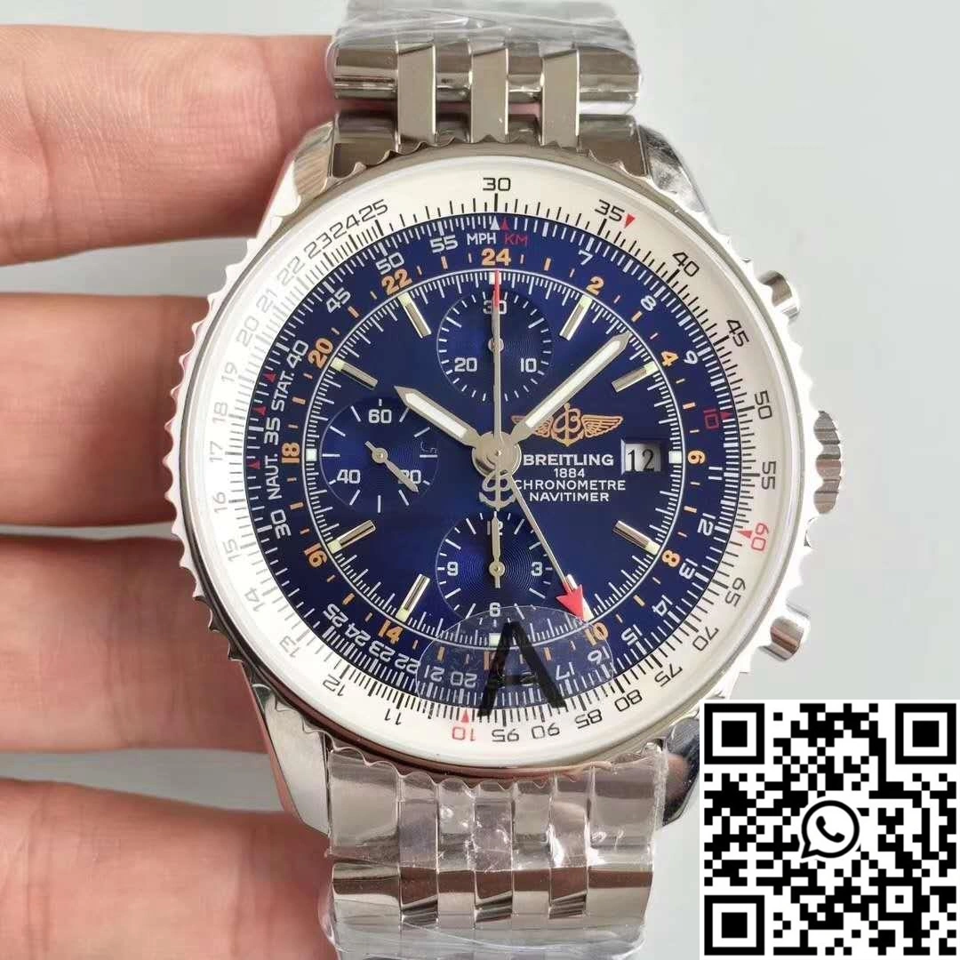 Breitling Navitimer Montbrillant Datora A21330 JF Factory Blue Dial