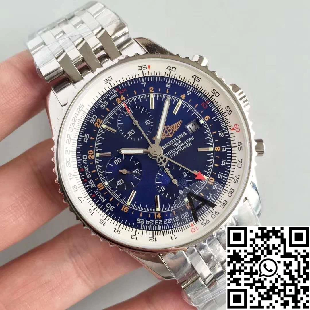 Breitling Navitimer Montbrillant Datora A21330 JF Factory Blue Dial