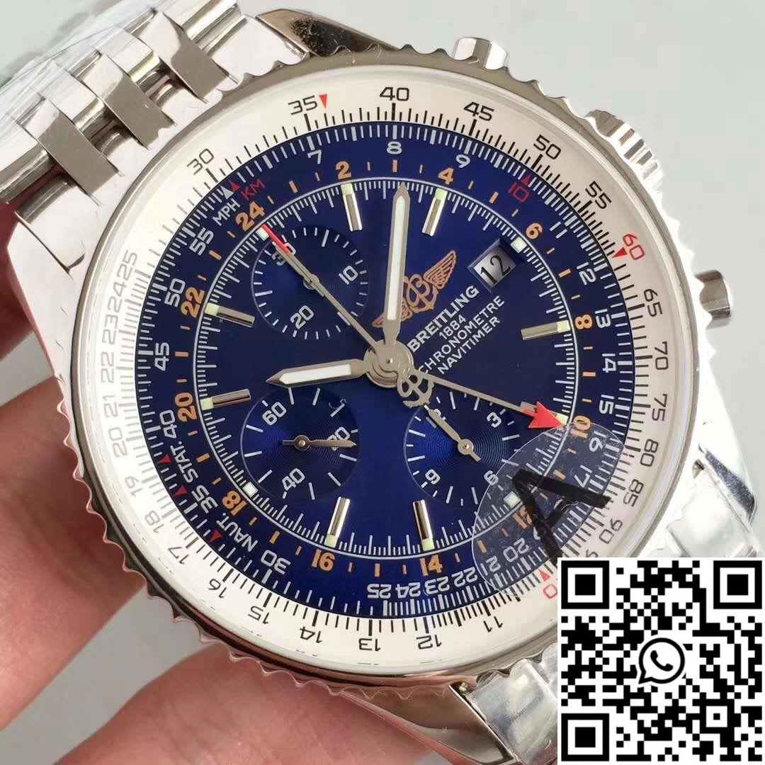 Breitling Navitimer Montbrillant Datora A21330 JF Factory Blue Dial