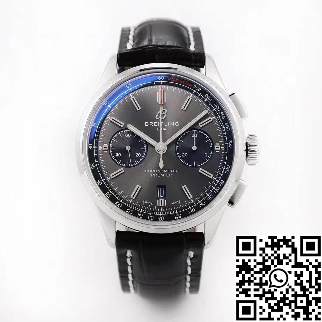 Breitling Premier B01 Chronograph AB0118221B1P1 GF Factory V2 Grey Dial