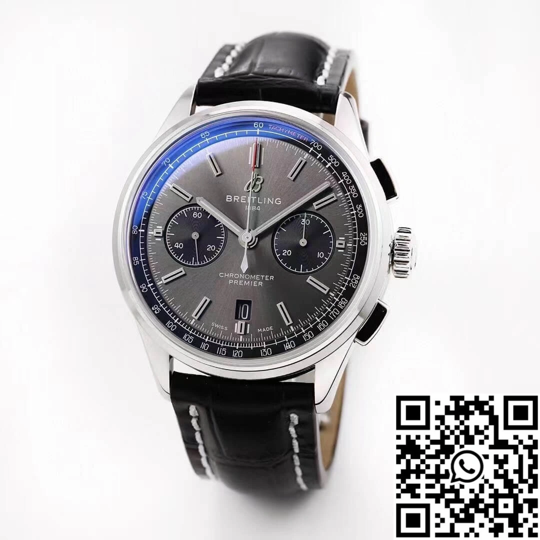 Breitling Premier B01 Chronograph AB0118221B1P1 GF Factory V2 Grey Dial