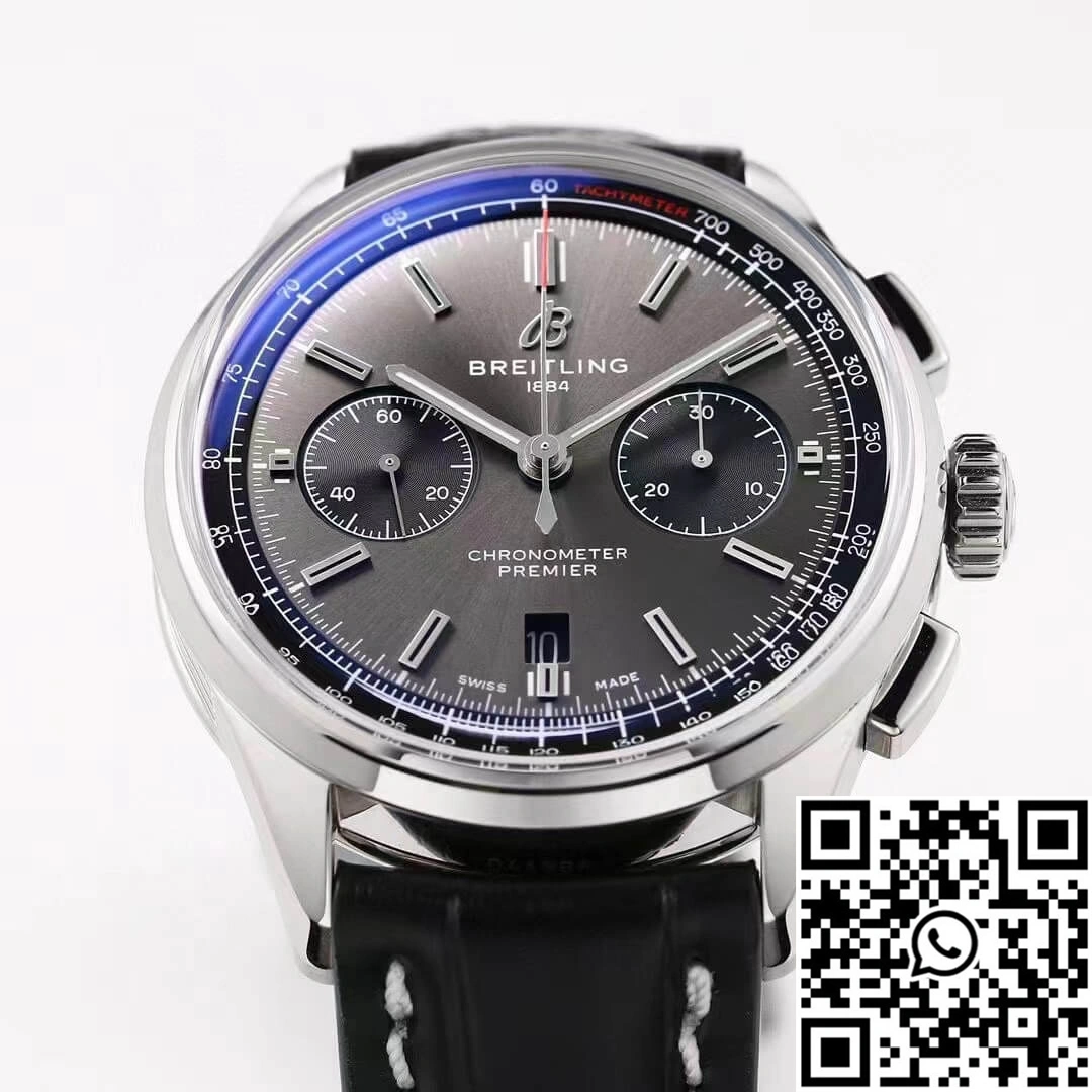 Breitling Premier B01 Chronograph AB0118221B1P1 GF Factory V2 Grey Dial