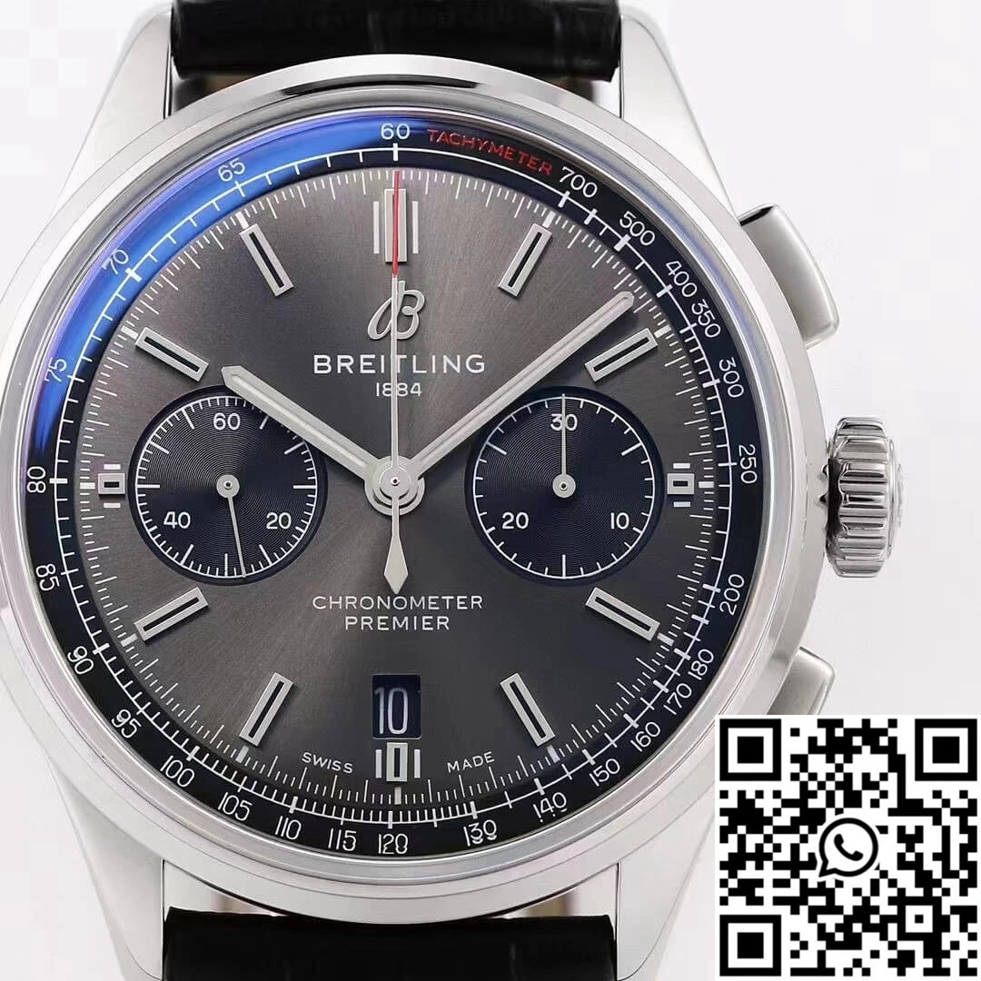 Breitling Premier B01 Chronograph AB0118221B1P1 GF Factory V2 Grey Dial