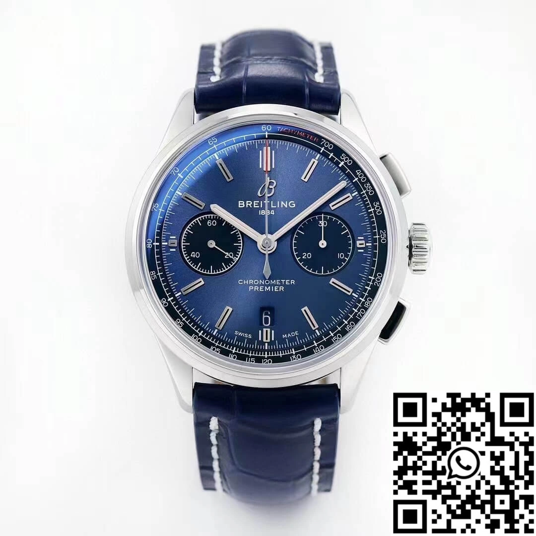 Breitling Premier B01 Chronograph AB0118221C1A1 GF Factory V2 Blue Dial