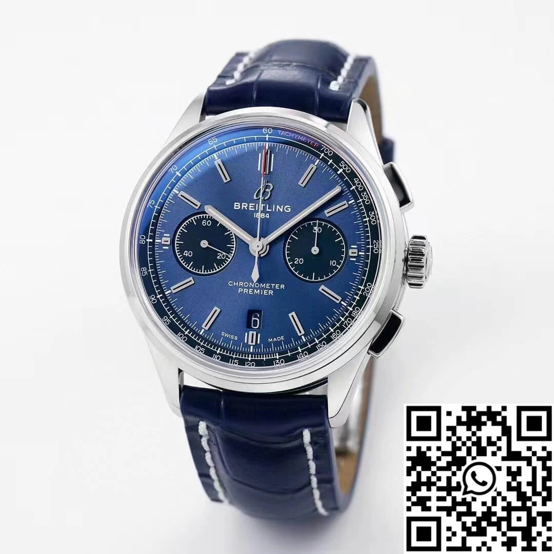 Breitling Premier B01 Chronograph AB0118221C1A1 GF Factory V2 Blue Dial