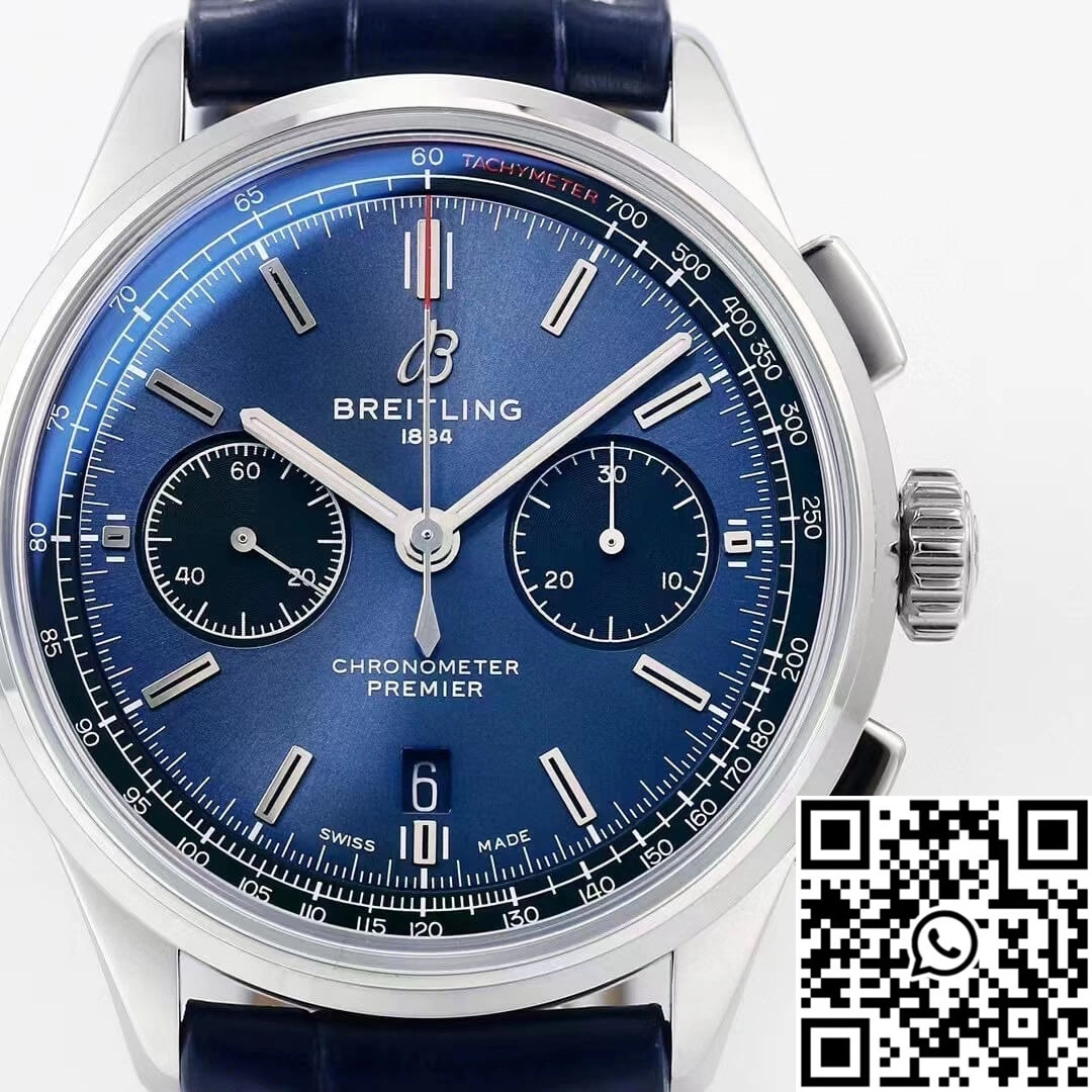 Breitling Premier B01 Chronograph AB0118221C1A1 GF Factory V2 Blue Dial