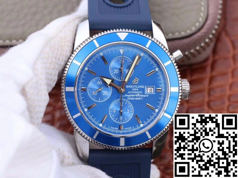 Breitling Superocean Heritage II Chronograph A1331216 OM Factory Blue Dial
