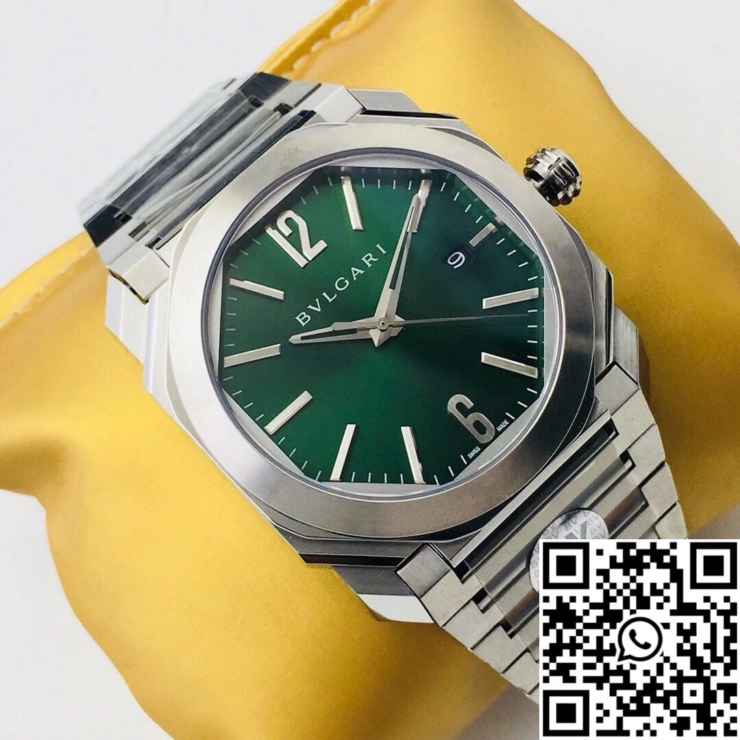 Bvlgari OCTO SOLOTEMPO 101963 BGOP41BGLD BV Factory Green Dial