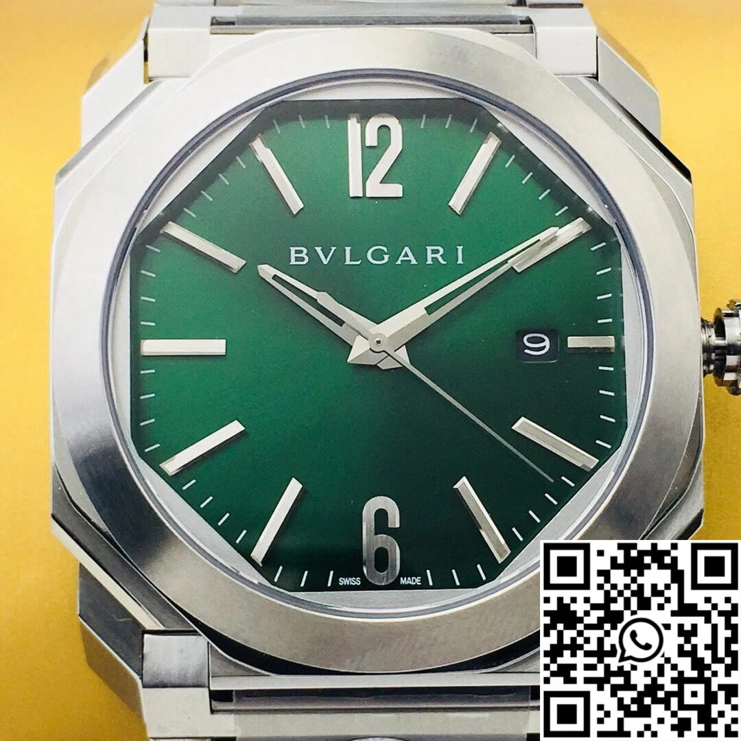 Bvlgari OCTO SOLOTEMPO 101963 BGOP41BGLD BV Factory Green Dial