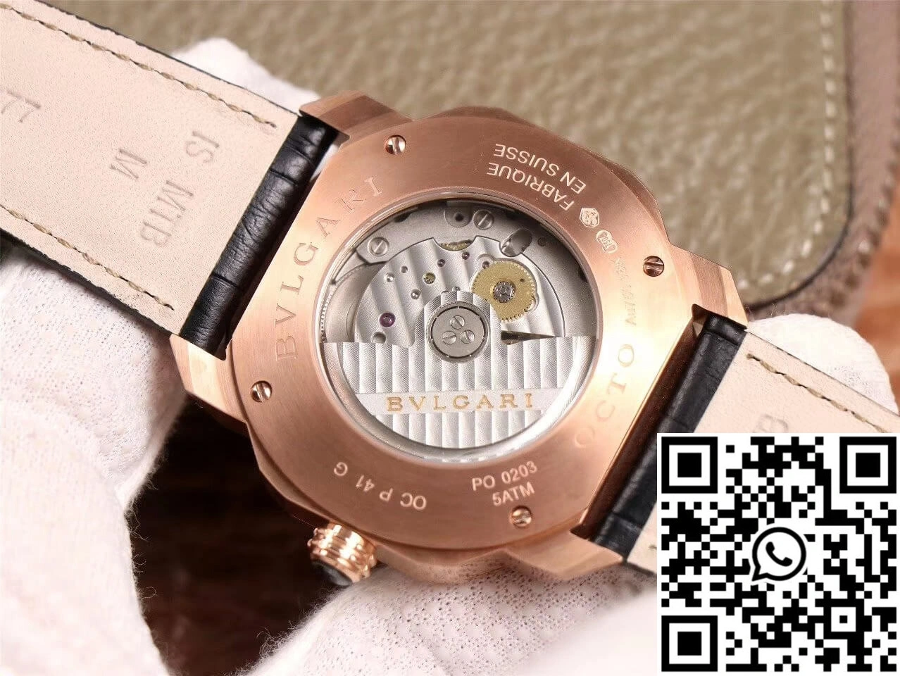 Bvlgari Octo 101963 BGOP41BGLD BV Factory Black Dial