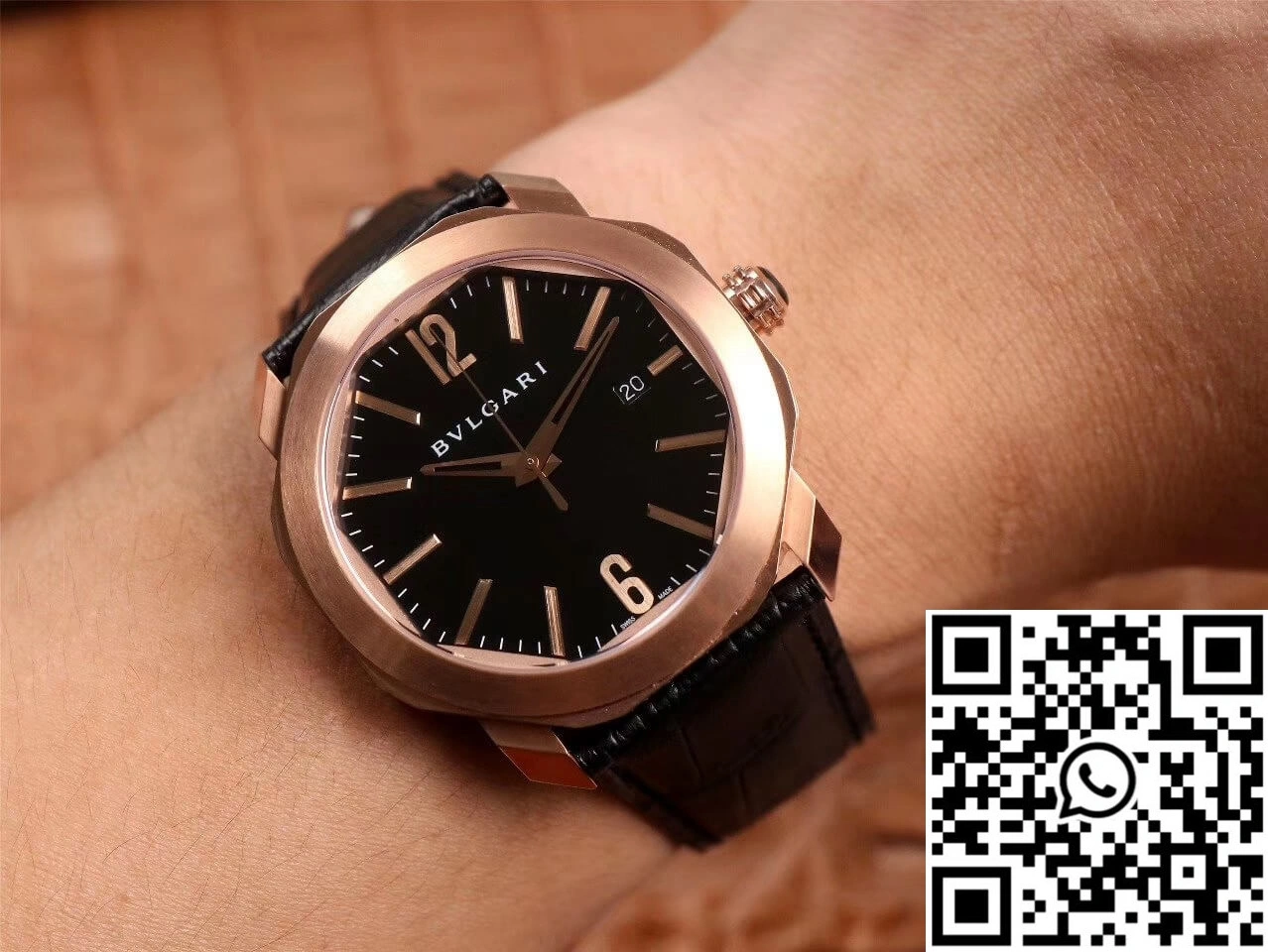 Bvlgari Octo 101963 BGOP41BGLD BV Factory Black Dial