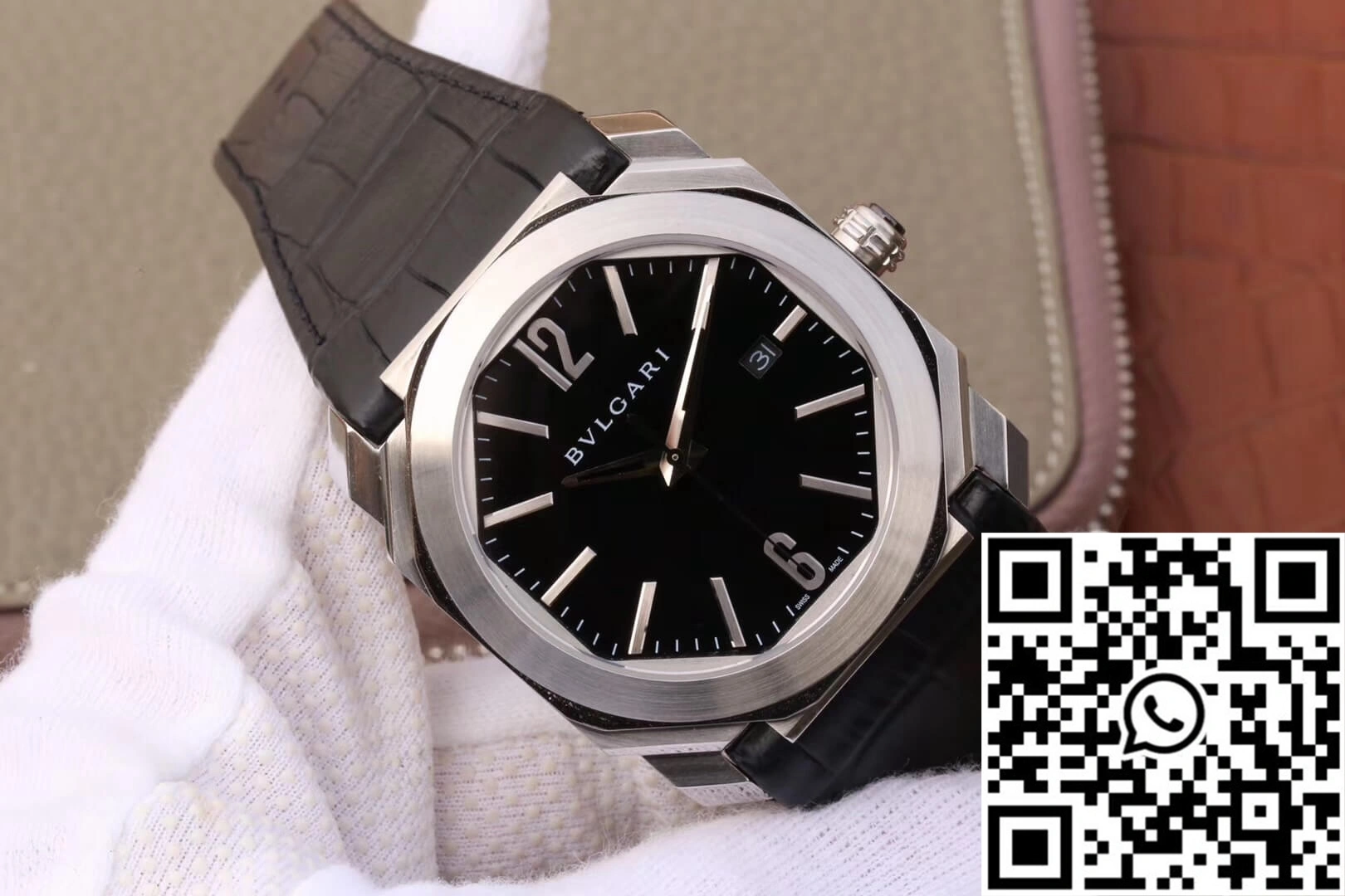 Bvlgari Octo 101964 BGO41BSLD Stainless Steel Bezel