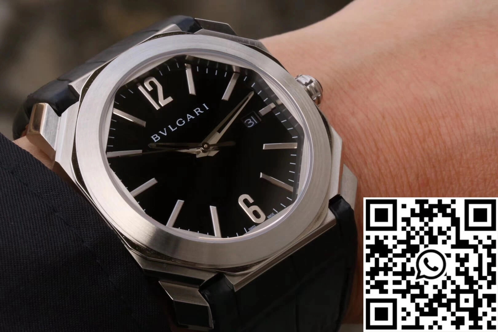 Bvlgari Octo 101964 BGO41BSLD Stainless Steel Bezel